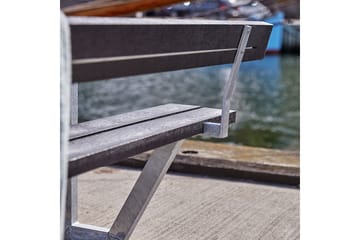 PLUS Ryggstöd till Bord/Bänkset 177 cm Sort - Svart - Utemöbler & utemiljö - Utesoffa - Trädgårdsbänk & utebänk