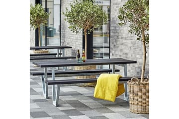 PLUS Wega Bord/Bänkset 177 cm - Svart - Utemöbler & utemiljö - Utebord & trädgårdsbord - Picknickbord