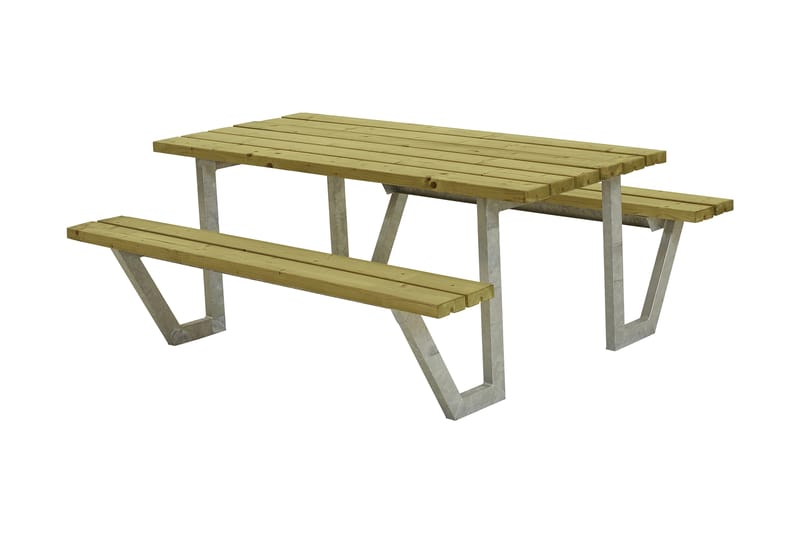 PLUS Wega Bord/Bänkset 177 cm Tryckimpregnerat - Utemöbler & utemiljö - Utebord & trädgårdsbord - Picknickbord