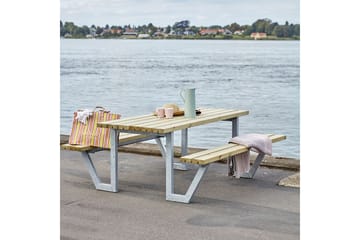 PLUS Wega Bord/Bänkset 177 cm Tryckimpregnerat - Utemöbler & utemiljö - Utebord & trädgårdsbord - Picknickbord