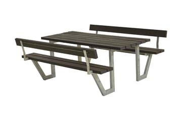 PLUS Wega Bord/Bänkset med 2 Ryggstöd 177 cm