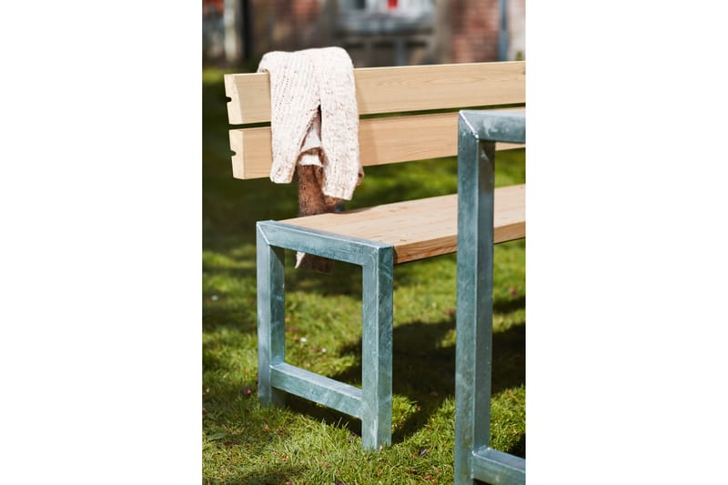 PLUS Plankset med 1 Ryggstöd 186 cm - Trä|natur - Utemöbler & utemiljö - Utebord & trädgårdsbord - Picknickbord