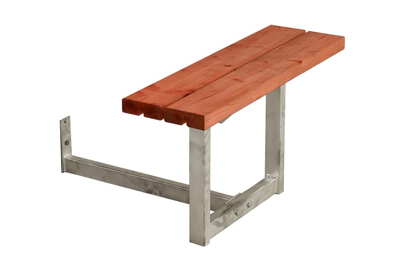 PLUS påbygning till Basic Bord/Bänkset 77 cm Grundmålad Teak - Teak - Picknickbord
