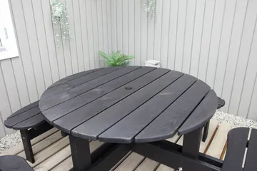 Rogolo Picknickbord 199 cm - Kaffesvart - Utemöbler & utemiljö - Utebord & trädgårdsbord - Picknickbord