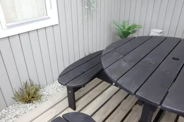 Rogolo Picknickbord 199 cm - Kaffesvart - Utemöbler & utemiljö - Utebord & trädgårdsbord - Picknickbord