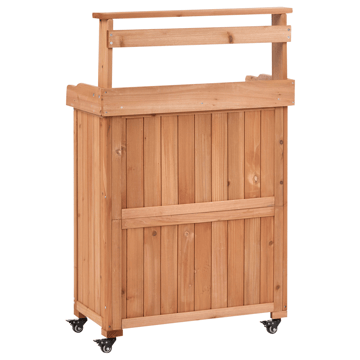 Planteringsbänk Altolia Granträ 70 cm - Brun - Utemöbler & utemiljö - Utebord & trädgårdsbord - Planteringsbord & odlingsbänk