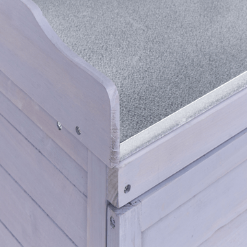 Planteringsbänk Tereville Granträ 45x67 cm - Grå/Vit - Utemöbler & utemiljö - Utebord & trädgårdsbord - Planteringsbord & odlingsbänk