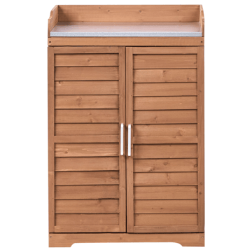 Planteringsbänk Tereville Granträ 67 cm - Brun - Utemöbler & utemiljö - Utebord & trädgårdsbord - Planteringsbord & odlingsbänk