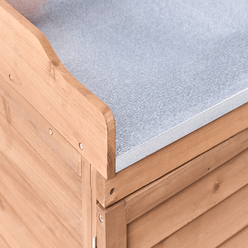 Planteringsbänk Tereville Granträ 67 cm - Brun - Utemöbler & utemiljö - Utebord & trädgårdsbord - Planteringsbord & odlingsbänk