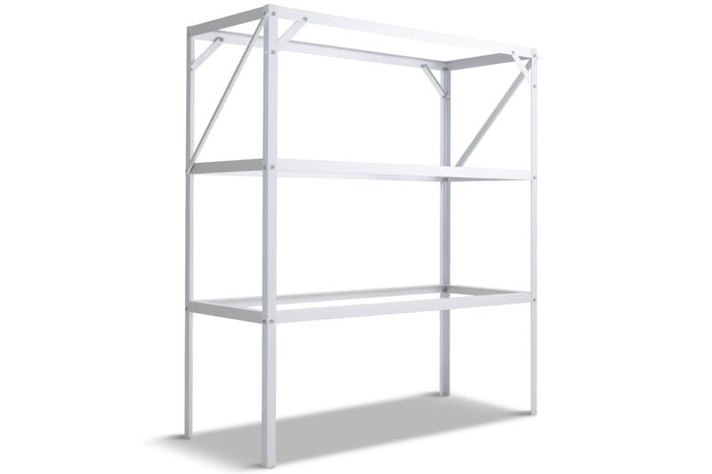 Växthusbord med planteringslådor 97x41x113 cm - Silver - Utemöbler & utemiljö - Utebord & trädgårdsbord - Planteringsbord & odlingsbänk