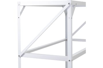 Växthusbord med planteringslådor 97x41x113 cm - Silver - Utemöbler & utemiljö - Utebord & trädgårdsbord - Planteringsbord & odlingsbänk