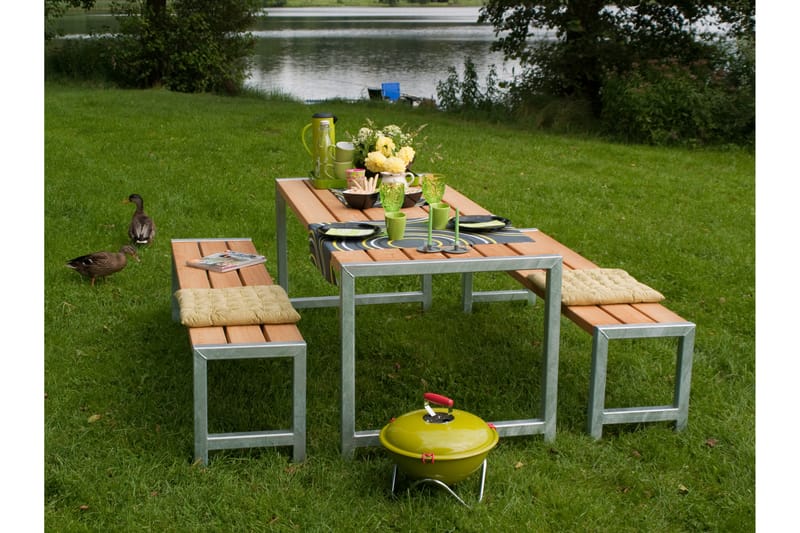 PLUS Plankset 186 cm - Trä|natur - Utemöbler & utemiljö - Utebord & trädgårdsbord - Picknickbord