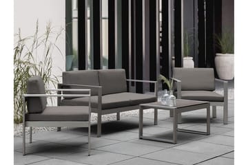 Racale Sidobord och Matbord Utomhus 90 cm Metall - Mörkgrå - Utemöbler & utemiljö - Utebord & trädgårdsbord - Sidobord utomhus