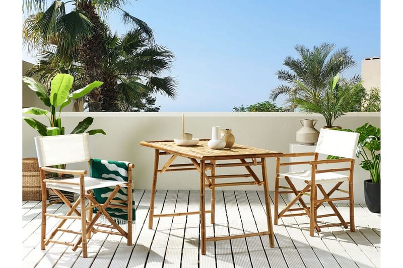 Redding Matbord Utomhus 120x69 cm - Ljusbrun - Utemöbler & utemiljö - Utebord & trädgårdsbord - Matbord utomhus