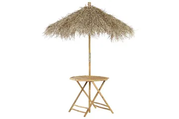 Redding Sidobord och Utebord 85 cm Trä Bambu - Ljusbrun - Utemöbler & utemiljö - Utebord & trädgårdsbord - Sidobord utomhus