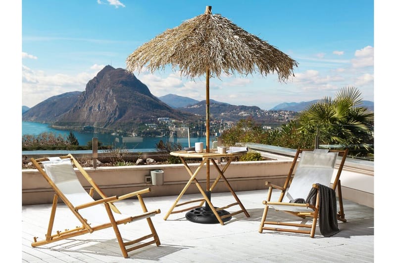 Redding Sidobord och Utebord 85 cm Trä Bambu - Ljusbrun - Utemöbler & utemiljö - Utebord & trädgårdsbord - Sidobord utomhus