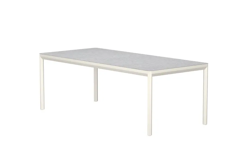 Rektangulärt Matbord Lino 220 cm Utomhus - Beige - Utemöbler & utemiljö - Utebord & trädgårdsbord - Matbord utomhus