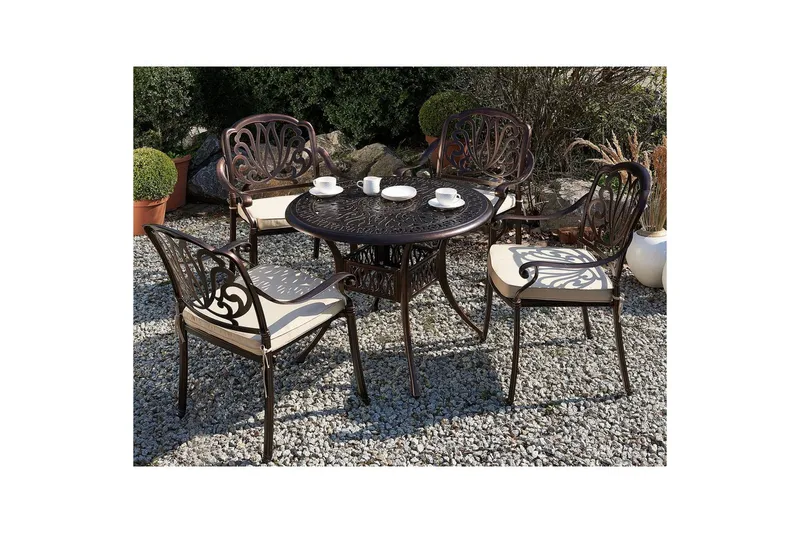 Runt bord Ancona - Utemöbler & utemiljö - Utebord & trädgårdsbord - Matbord utomhus