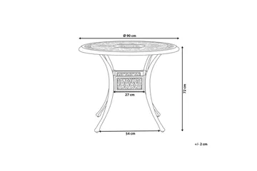 Runt bord Ancona - Utemöbler & utemiljö - Utebord & trädgårdsbord - Matbord utomhus