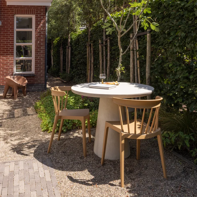 Runt Bord Kevon 100 cm Utomhus - Natur - Utemöbler & utemiljö - Utebord & trädgårdsbord - Matbord utomhus