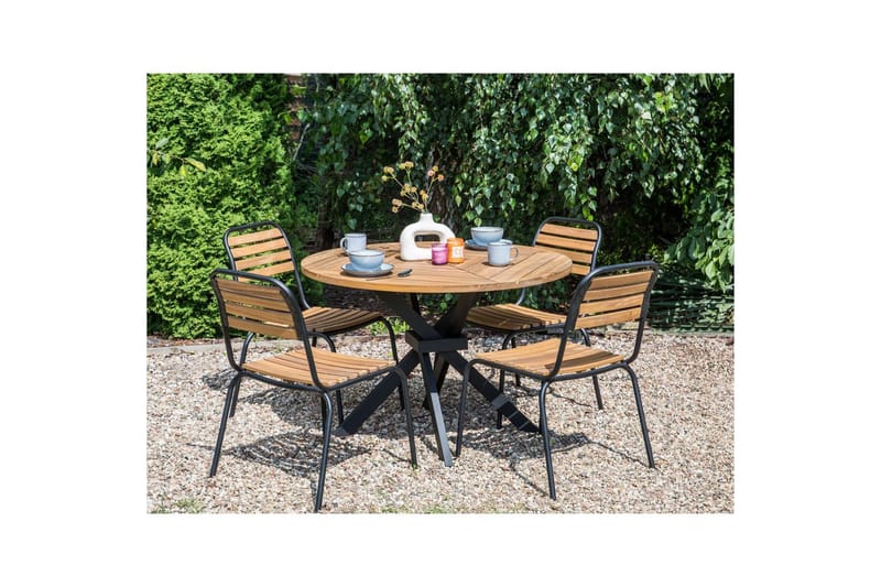 Runt bord Lissone - Utemöbler & utemiljö - Utebord & trädgårdsbord - Matbord utomhus