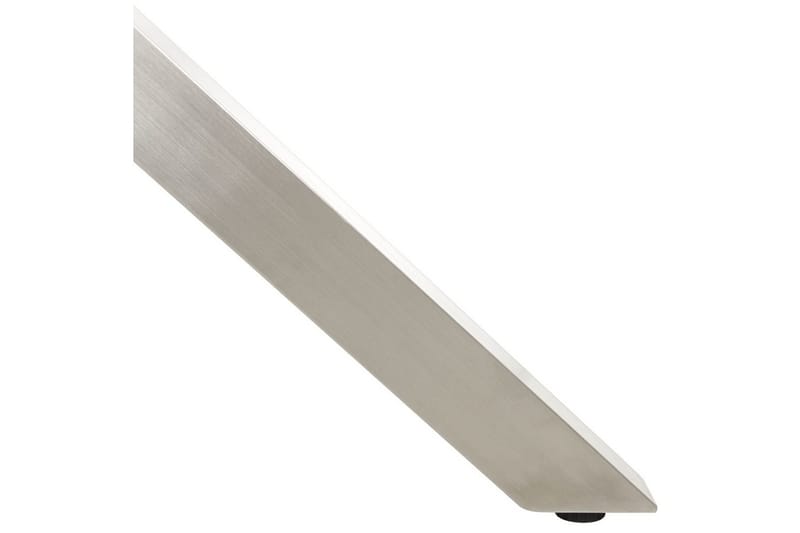 Runt bord Maletto - Silver, Transparent - Utemöbler & utemiljö - Utebord & trädgårdsbord - Matbord utomhus