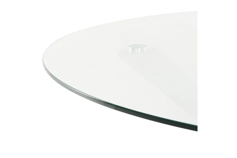 Runt bord Maletto - Vit, genomskinlig - Utemöbler & utemiljö - Utebord & trädgårdsbord - Matbord utomhus