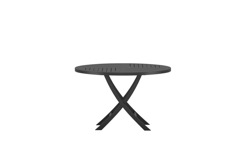 Runt matbord Kenya 120 cm Utomhus - Svart - Utemöbler & utemiljö - Utebord & trädgårdsbord - Matbord utomhus