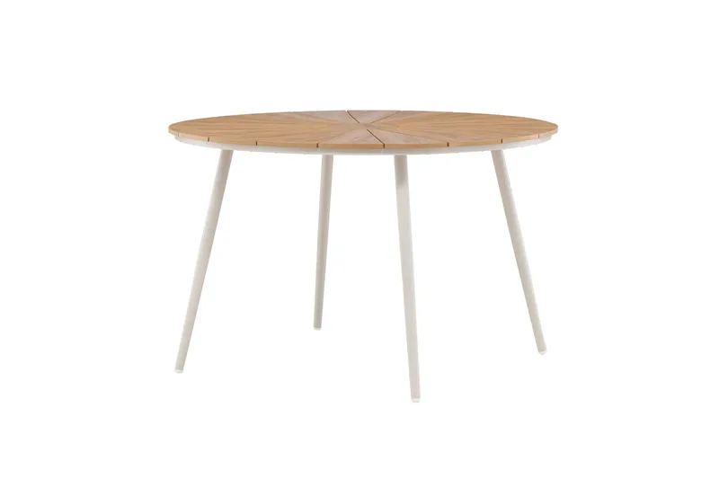 San Vito Matbord Utomhus 120 cm - Beige - Utemöbler & utemiljö - Utebord & trädgårdsbord - Matbord utomhus