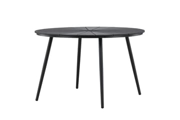 San Vito Matbord Utomhus 120 cm - Svart - Utemöbler & utemiljö - Utebord & trädgårdsbord - Matbord utomhus