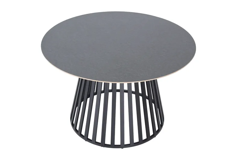 Sensi Runt Matbord utomhus 120 cm i metall - Svart - Utemöbler & utemiljö - Utebord & trädgårdsbord - Matbord utomhus
