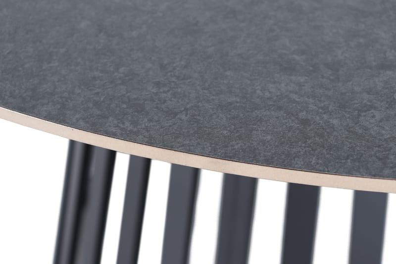 Sensi Runt Matbord utomhus 120 cm i metall - Svart - Utemöbler & utemiljö - Utebord & trädgårdsbord - Matbord utomhus