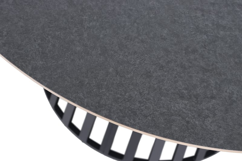 Sensi Runt Matbord utomhus 120 cm i metall - Svart - Utemöbler & utemiljö - Utebord & trädgårdsbord - Matbord utomhus