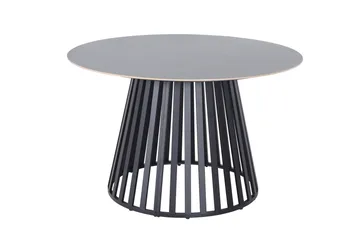 Sensi Runt Matbord utomhus 120 cm i metall - Svart - Utemöbler & utemiljö - Utebord & trädgårdsbord - Matbord utomhus