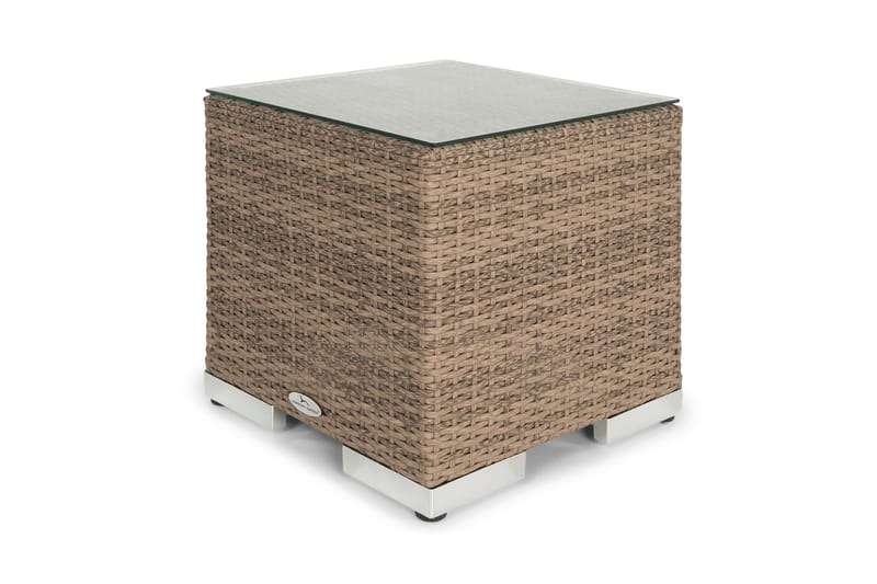 Sidobord Bahamas 43x43 cm - Sand - Loungebord & soffbord utomhus
