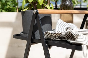 Clarin Sidobord och Avlastningsbord Utomhus 45 cm - Svart - Utemöbler & utemiljö - Utebord & trädgårdsbord - Sidobord utomhus