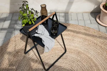 Clarin Sidobord och Avlastningsbord Utomhus 45 cm - Svart - Utemöbler & utemiljö - Utebord & trädgårdsbord - Sidobord utomhus