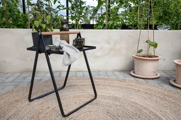 Clarin Sidobord och Avlastningsbord Utomhus 45 cm - Svart - Utemöbler & utemiljö - Utebord & trädgårdsbord - Sidobord utomhus