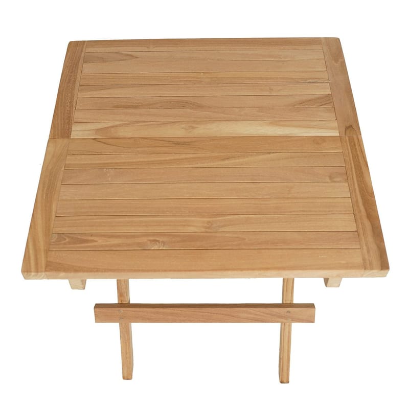 Sidobord för utomhusbruk Tropea fällbart sidobord 50 cm - trä - Utemöbler & utemiljö - Utebord & trädgårdsbord - Sidobord utomhus
