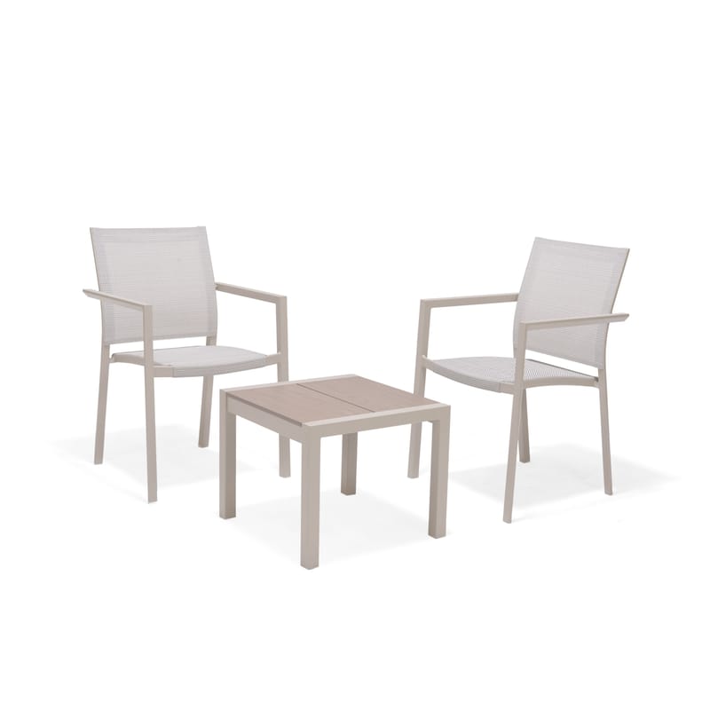 Sidobord för utomhusbruk Urbanite 50*50 cm - Ljusgrå - Utemöbler & utemiljö - Utebord & trädgårdsbord - Sidobord utomhus