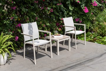 Sidobord för utomhusbruk Urbanite 50*50 cm - Ljusgrå - Utemöbler & utemiljö - Utebord & trädgårdsbord - Sidobord utomhus