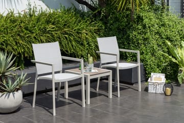 Sidobord för utomhusbruk Urbanite 50*50 cm - Ljusgrå - Utemöbler & utemiljö - Utebord & trädgårdsbord - Sidobord utomhus