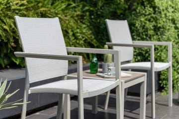 Sidobord för utomhusbruk Urbanite 50*50 cm - Ljusgrå - Utemöbler & utemiljö - Utebord & trädgårdsbord - Sidobord utomhus