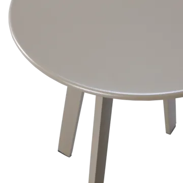 Sidobord Fer 49 cm Rund Utomhus - Sand - Utemöbler & utemiljö - Utebord & trädgårdsbord - Sidobord utomhus