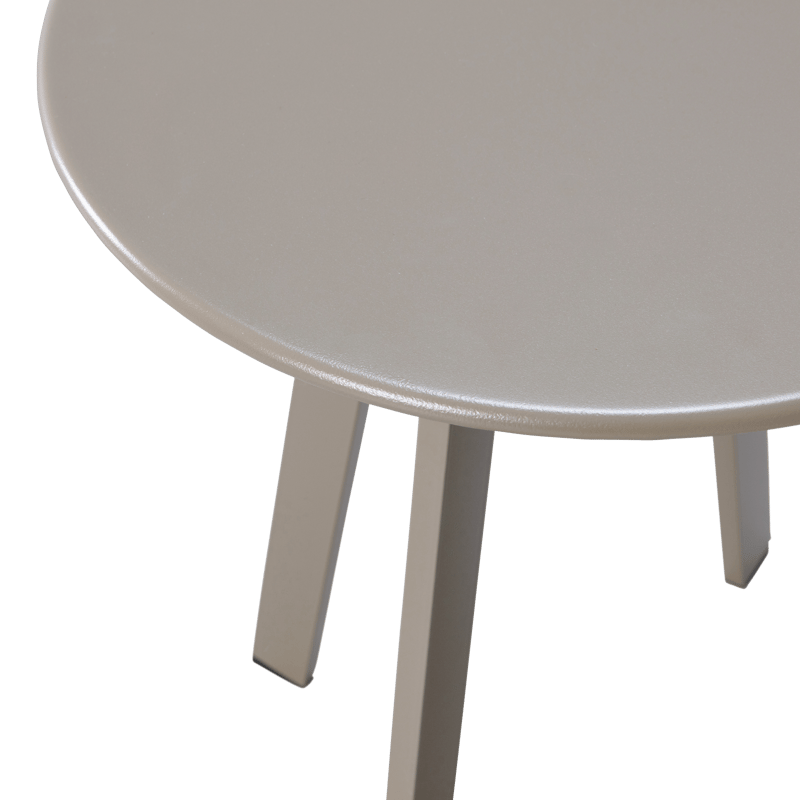 Sidobord Fer 49 cm Rund Utomhus - Sand - Utemöbler & utemiljö - Utebord & trädgårdsbord - Sidobord utomhus