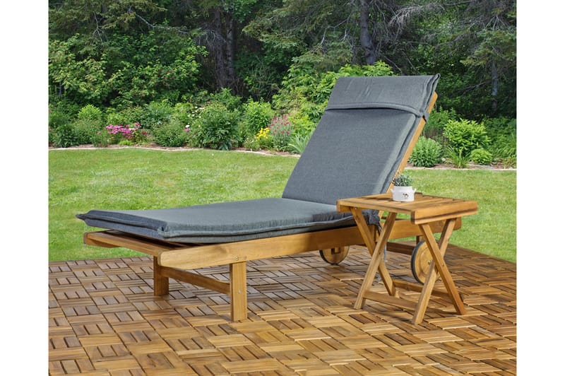 Finlay Litet Hopfällbart Avlastningsbord Utomhus och Sidobord Utomhus 40 cm Trä Akacia - Beige - Utemöbler & utemiljö - Utebord & trädgårdsbord - Sidobord utomhus