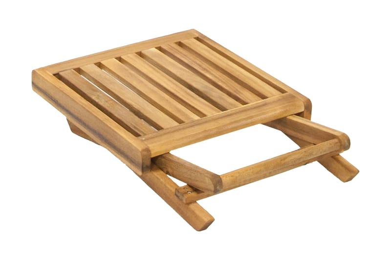 Finlay Litet Hopfällbart Avlastningsbord Utomhus och Sidobord Utomhus 40 cm Trä Akacia - Beige - Utemöbler & utemiljö - Utebord & trädgårdsbord - Sidobord utomhus
