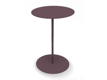 Sidobord Hillerstorp Jet set Ø45x67 cm - Lila - Utemöbler & utemiljö - Utebord & trädgårdsbord - Sidobord utomhus
