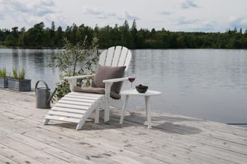 Sidobord Hillerstorp Tennessee Ø50 cm - Vit - Utemöbler & utemiljö - Utebord & trädgårdsbord - Sidobord utomhus