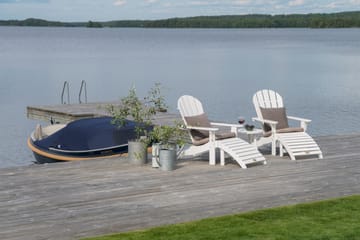 Sidobord Hillerstorp Tennessee Ø50 cm - Vit - Utemöbler & utemiljö - Utebord & trädgårdsbord - Sidobord utomhus